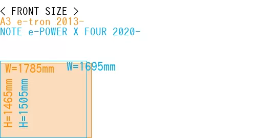 #A3 e-tron 2013- + NOTE e-POWER X FOUR 2020-